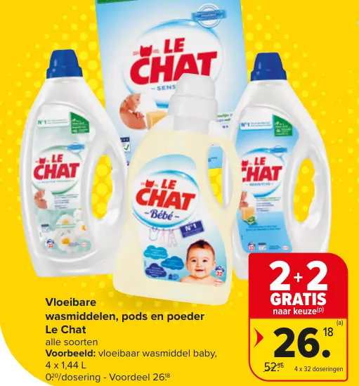 Promotie: Vloeibare wasmiddelen, pods en poeder