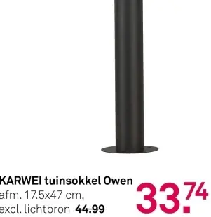 Aanbieding: tuinsokkel Owen