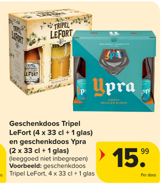 Aanbieding: Geschenkdoos Tripel LeFort en geschenkdoos Yp