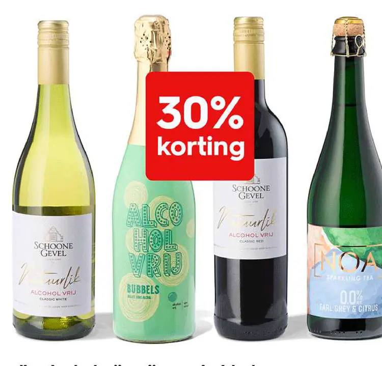 Promotie: Alcoholvrije wijn en bubbels