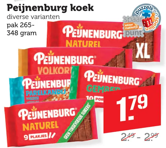 Aanbieding: Peijnenburg koek