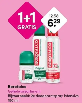 Aanbieding: Borotalco Gehele assortiment