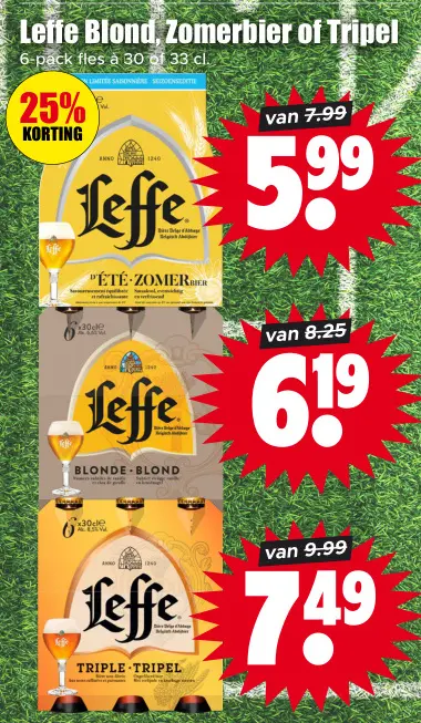 Aanbieding: Leffe Blond, Zomerbier of Tripel