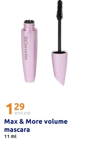 Promotie: volume mascara