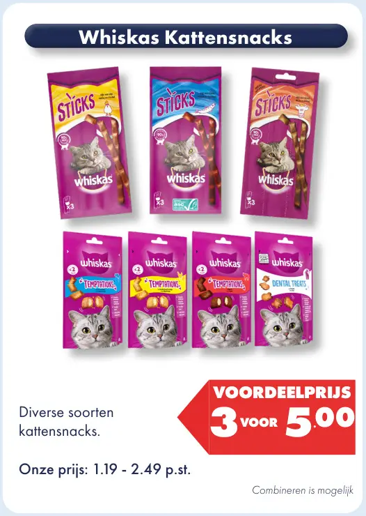 Aanbieding: Kattensnacks
