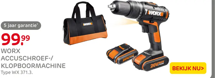 Aanbieding: Accuschroef-/klopboormachine