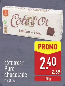 Promotie: Pure chocolade