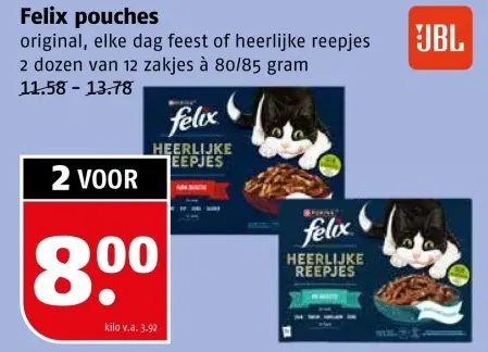 Aanbieding: Felix pouches