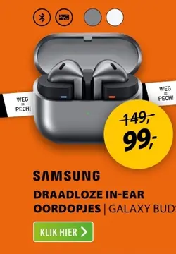 Aanbieding: Draadloze in-ear oordopjes