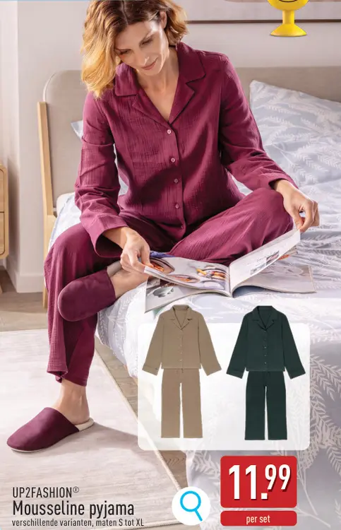 Promotie: Mousseline pyjama