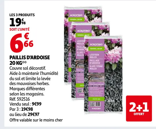 Offre: Paillis d'ardoise