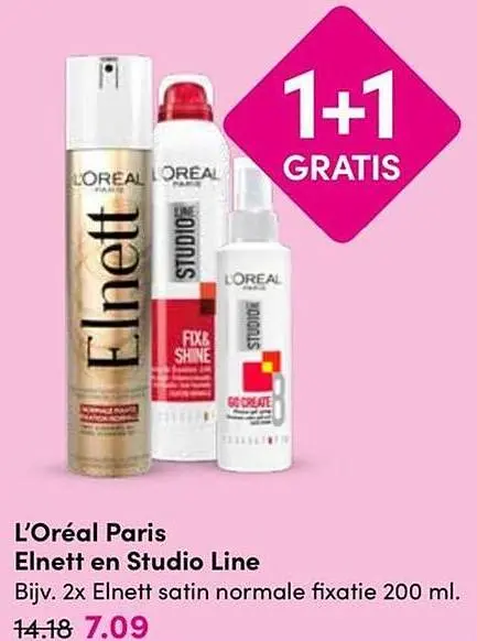 Aanbieding: Elnett en Studio Line