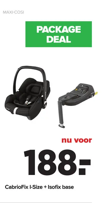 Aanbieding: CabrioFix I-Size + Isofix base