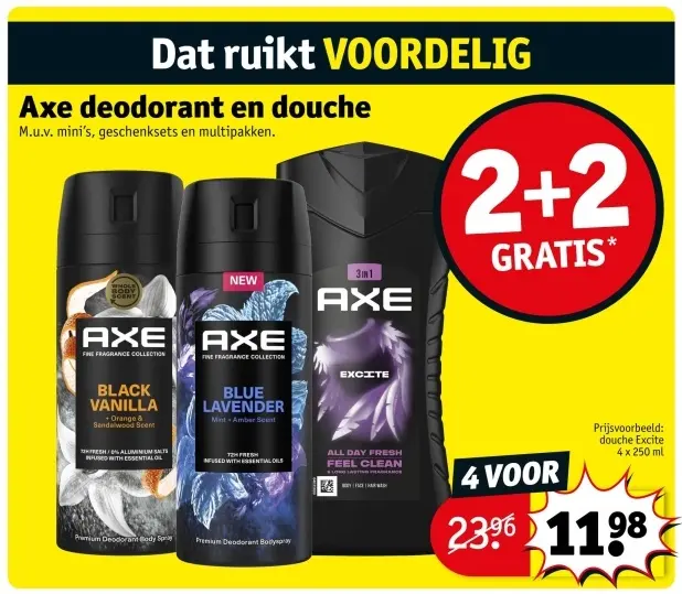 Aanbieding: Deodorant en douche