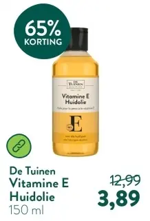 Aanbieding: Vitamine E Huidolie