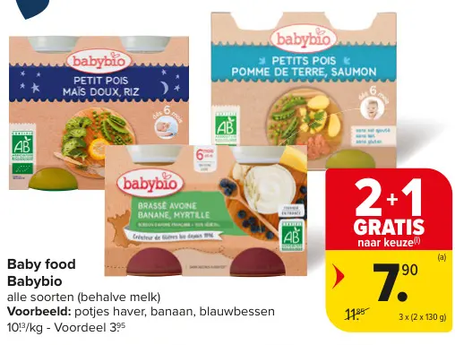 Promotie: Baby food