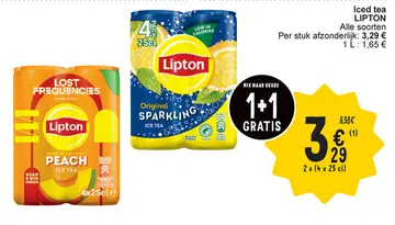 Aanbieding: Iced tea LIPTON