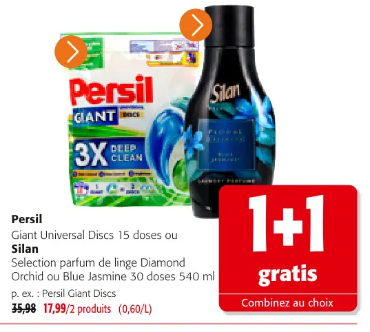 Offre: Persil ou Silan