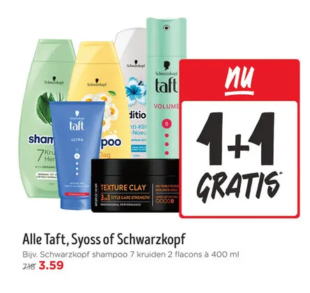 Aanbieding: Alle Taft, Syoss of Schwarzkopf