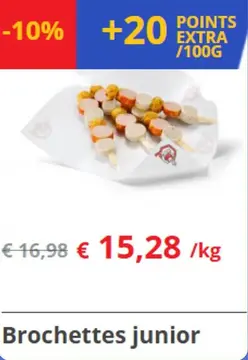 Aanbieding: Brochettes junior