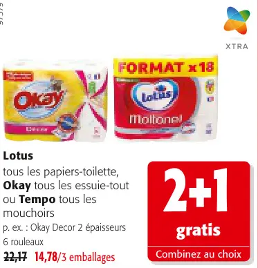 Offre: Lotus, Okay, Tempo
