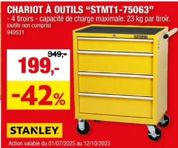 Offre: Chariot à outils