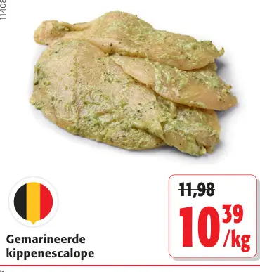 Promotie: Gemarineerde kippenescalope