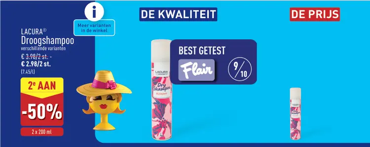 Promotie: Droogshampoo