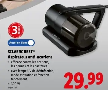Offre: Aspirateur anti-acariens
