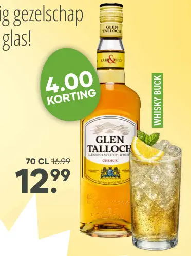 Aanbieding: Glen Talloch Blended Scotch Whisky