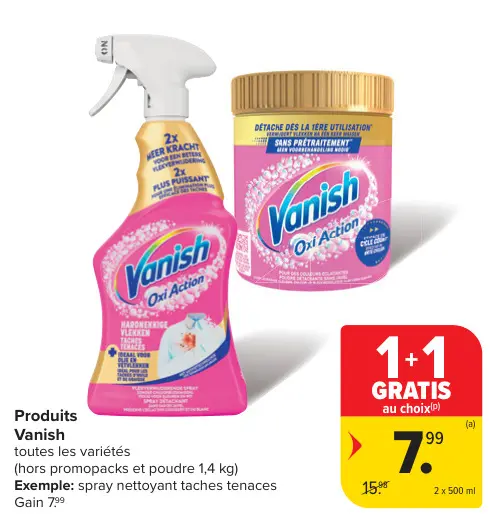 Offre: Vanish