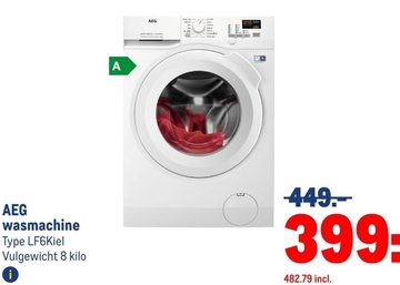 Aanbieding: AEG wasmachine Type LF6Kiel