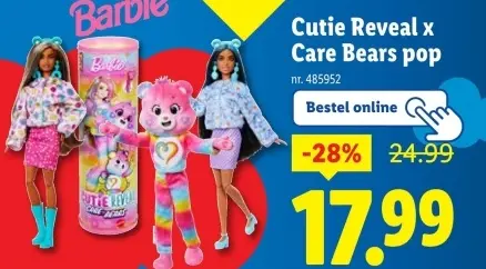 Aanbieding: Cutie Reveal x Care Bears pop