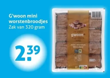 Aanbieding: mini worstenbroodjes