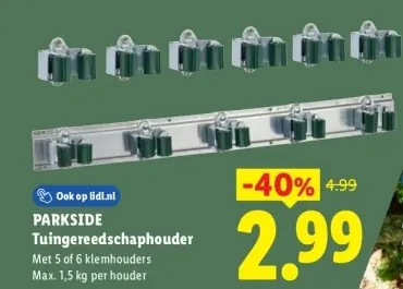 Aanbieding: Tuingereedschaphouder