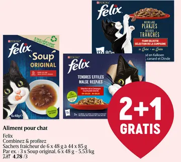 Offre: Aliment pour chat