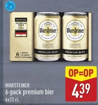 Aanbieding: premium bier