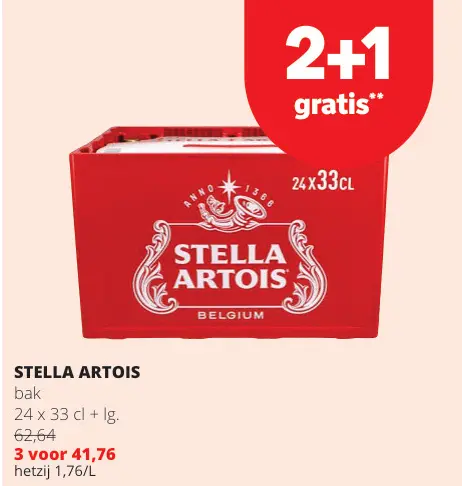 Promotie: Stella artois