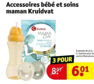Offre: Accessoires bébé et soins maman