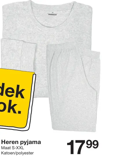 Aanbieding: Heren pyjama