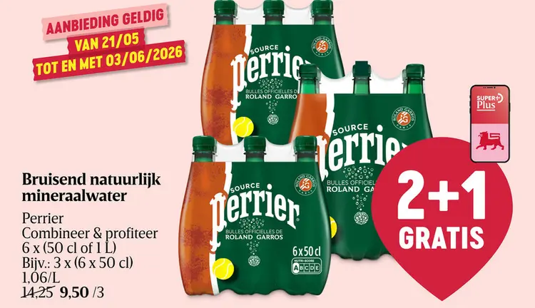 Promotie: Bruisend natuurlijk mineraalwater