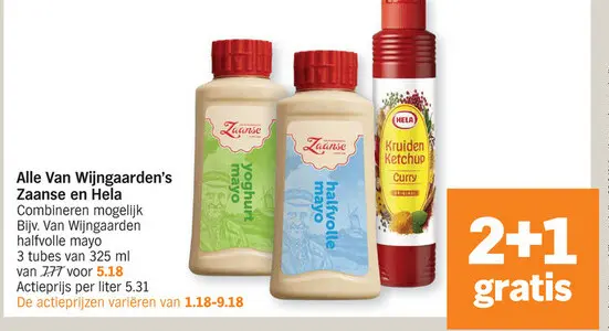 Offre: Van Wijngaarden's Zaanse en Hela