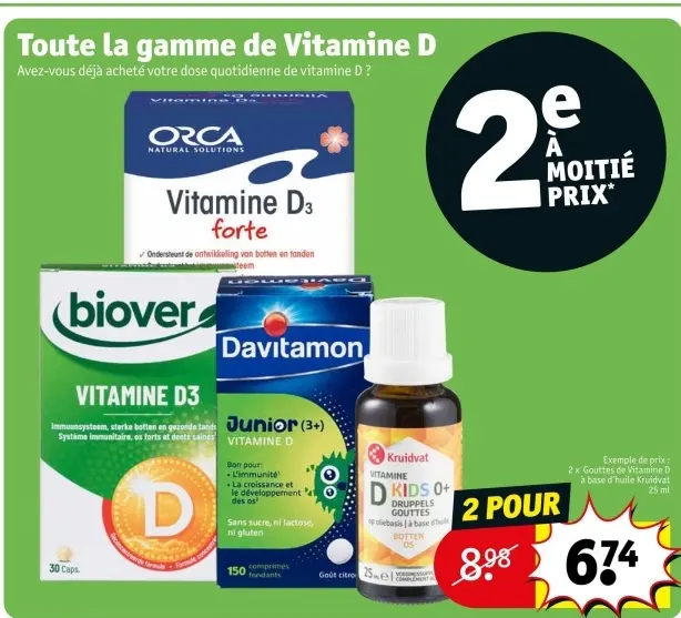 Offre: Gouttes de Vitamine D KIDS 0+