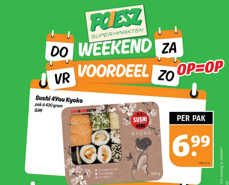 Aanbieding: Sushi 4You Kyoko