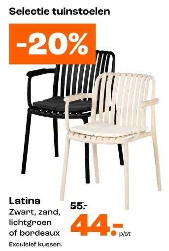 Aanbieding: Tuinstoel Latina