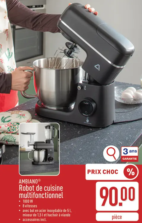 Offre: Robot de cuisine multifonctionnel