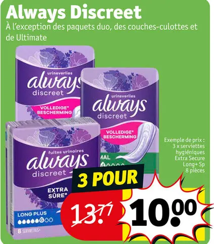 Offre: Always Discreet
