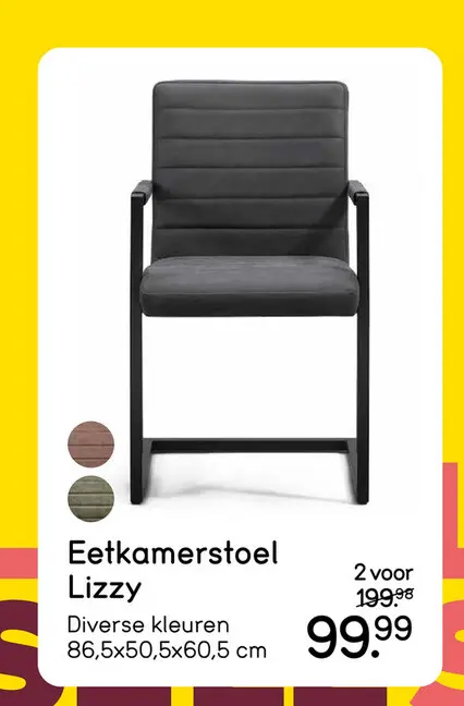 Aanbieding: Eetkamerstoel Lizzy