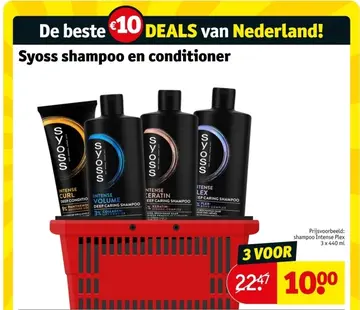 Aanbieding: Syoss shampoo en conditioner