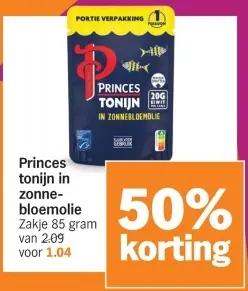 Aanbieding: Tonijn in zonnebloemolie